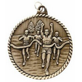 Medals, "Cross Country" - 2" High Relief